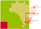 Sedes e distâncias no Brasil 2014