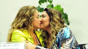 Daniela Mercury e a mulher, Malu.