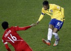 Um Brasil fraco arranca vitória no último lance e bate Peru por 2 X 1