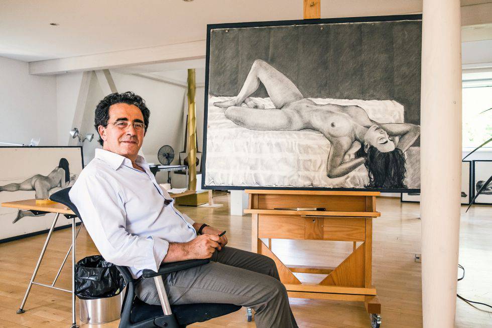Calatrava na sua residência da Suiça.