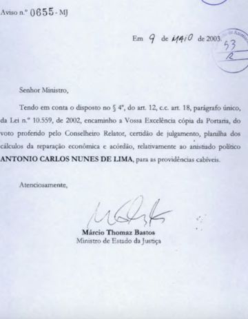 Homem da ditadura, presidente da CBF recebe como anistiado político