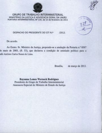Homem da ditadura, presidente da CBF recebe como anistiado político