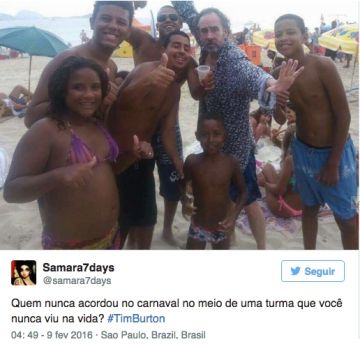 “Sou Tim Burton e me sinto em casa aqui no Brasil”