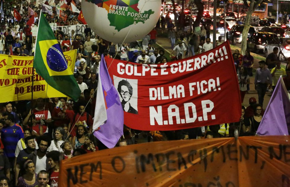Manifestação na quinta-feira contra o impeachment: