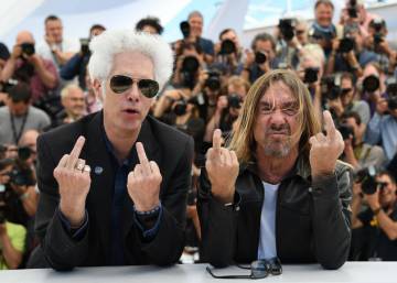 Iggy Pop, cabelos ao vento em Cannes