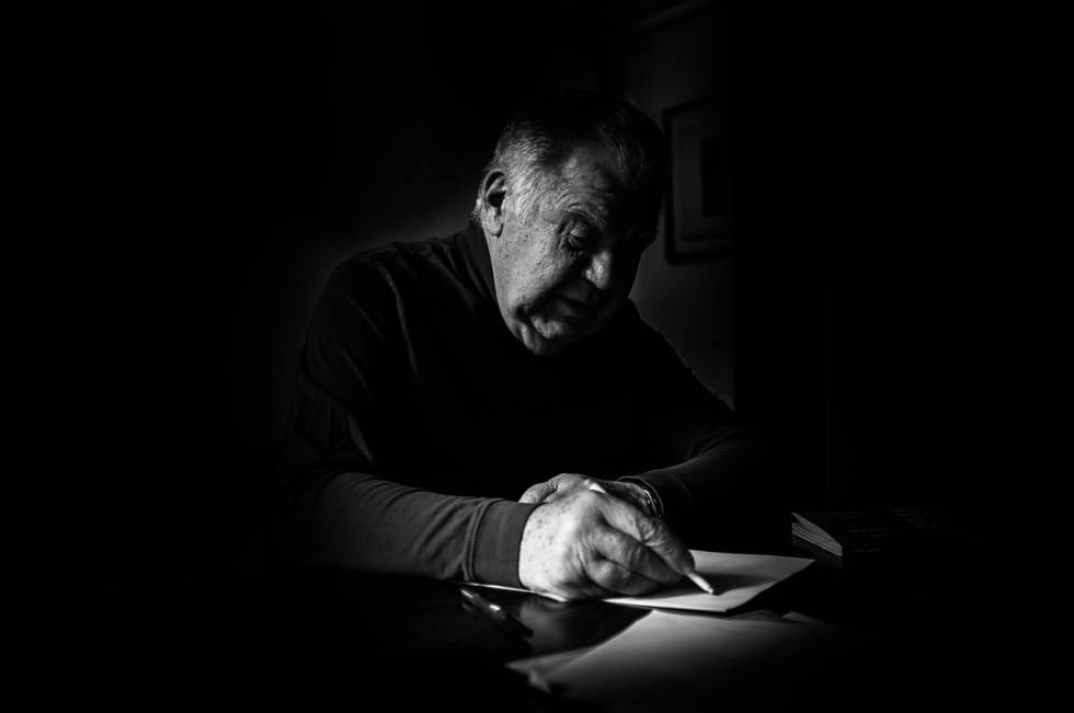 Jaime Lerner, em seu estúdio em Curitiba.