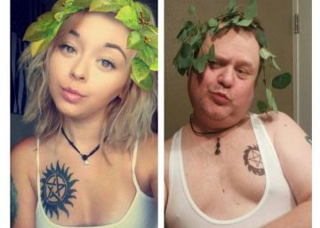 O pai que faz paródias dos selfies de sua filha no Instagram