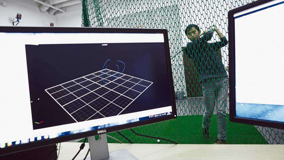 Espaço para testes no subsolo do Zepp Labs