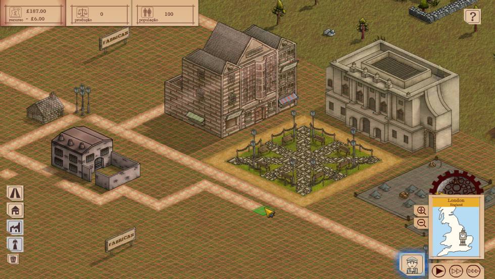 Industrialis, jogo que trabalha conceitos da Revolução Industrial na Inglaterra.