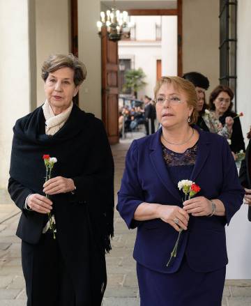 Isabel Allende e Michelle Bachelet.