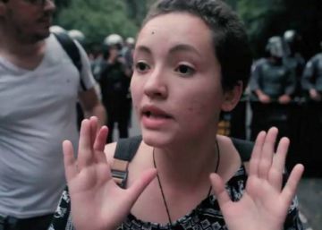 Imagens mostram detenção de adolescentes em ato deste domingo