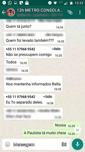 “Quero milhões de beijos por essa ação heroica”, disse o capitão