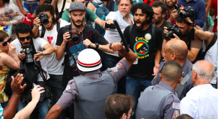 Ato na Paulista. Ato na Paulista.