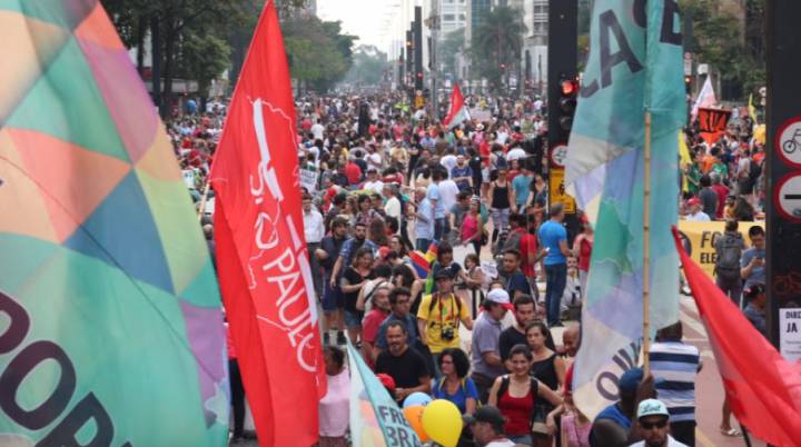 Ato na Paulista. Ato na Paulista.