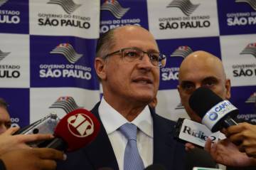 Governador de São Paulo, Geraldo Alckmin. 