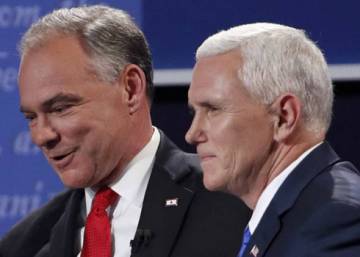 Em debate, Mike Pence adota tom presidencial que falta a Trump