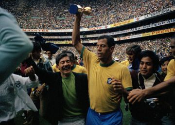 O capitão Carlos Alberto, na Copa de 1970. 