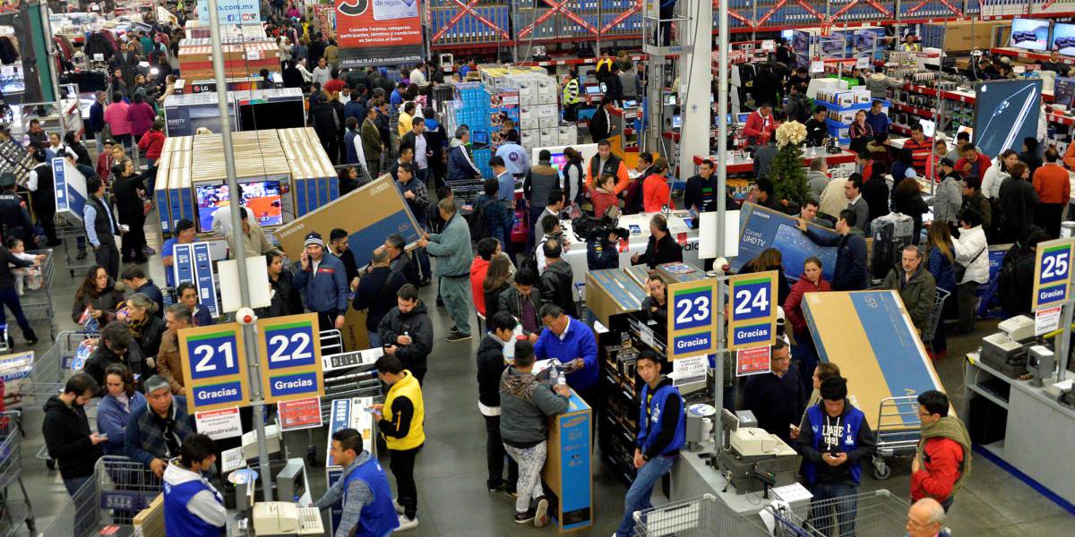 Consumidores do "Buen Fin", a vers&atilde;o mexicana do "Black Friday".