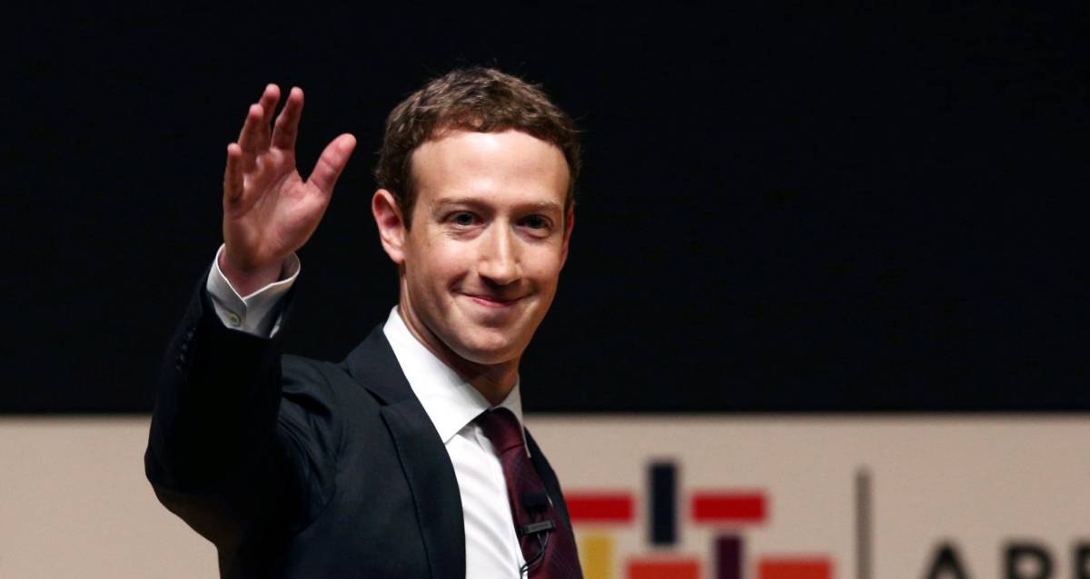 Mark Zuckerberg, em um evento em Lima, no Peru.