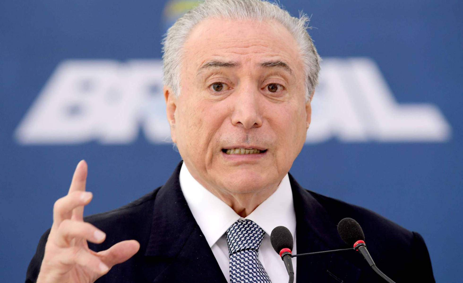 Michel Temer no Palácio do Planalto na quarta-feira. Michel Temer no Palácio do Planalto na quarta-feira.