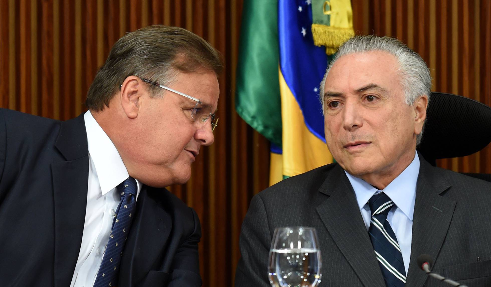 Geddel, quando ainda era ministro, ao lado do presidente Temer Geddel, quando ainda era ministro, ao lado do presidente Temer