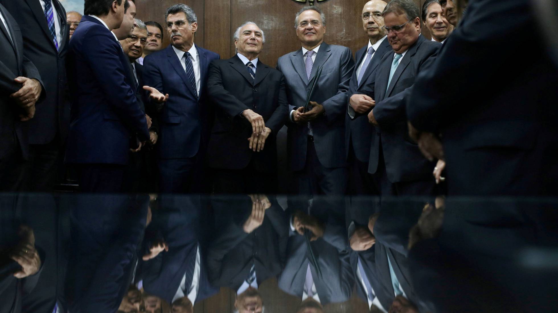 Encontro em maio, quando Temer ainda era presidente interino Encontro em maio, quando Temer ainda era presidente interino