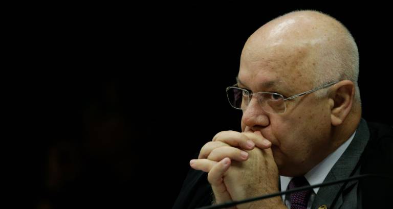 Teori Zavascki em imagem de arquivo. Teori Zavascki em imagem de arquivo.