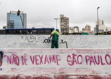 A ‘maré cinza’ de Doria toma São Paulo e revolta grafiteiros e artistas