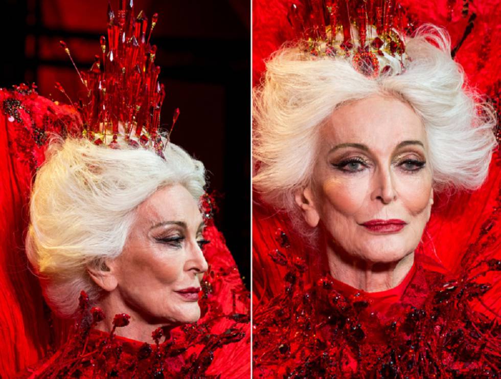 A modelo mais espetacular da Semana da Moda de Paris tem 85 anos