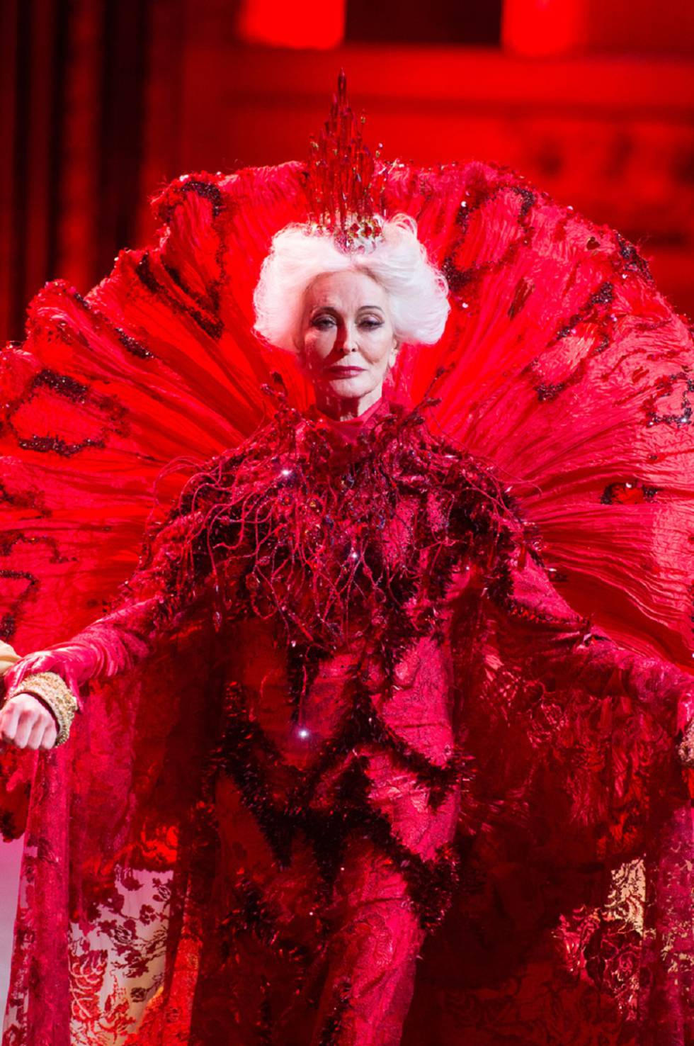 A modelo mais espetacular da Semana da Moda de Paris tem 85 anos