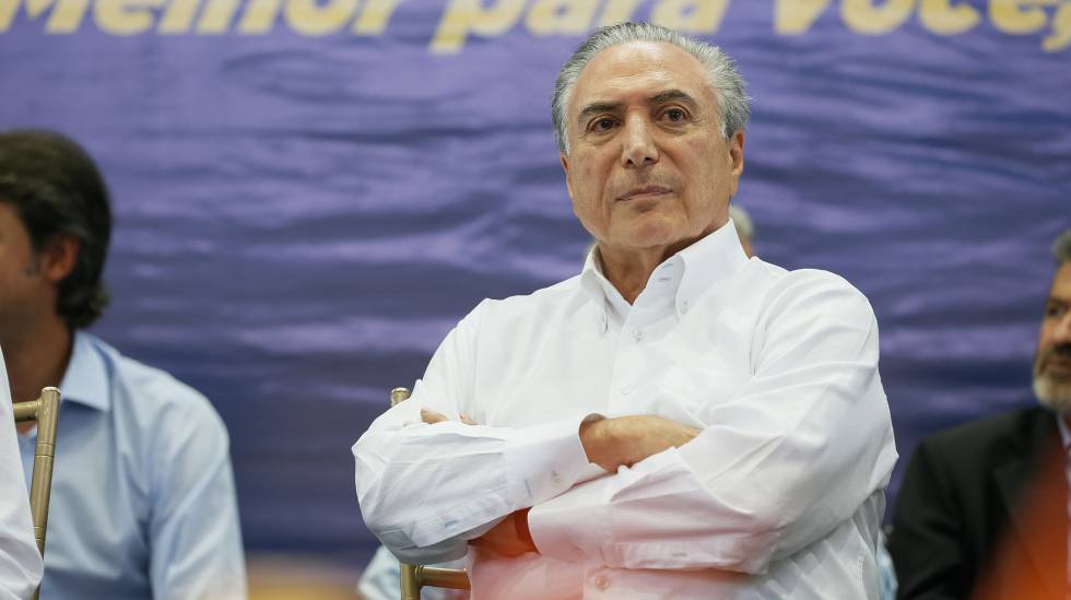 Michel Temer em evento em Serra Talhada, Pernambuco.