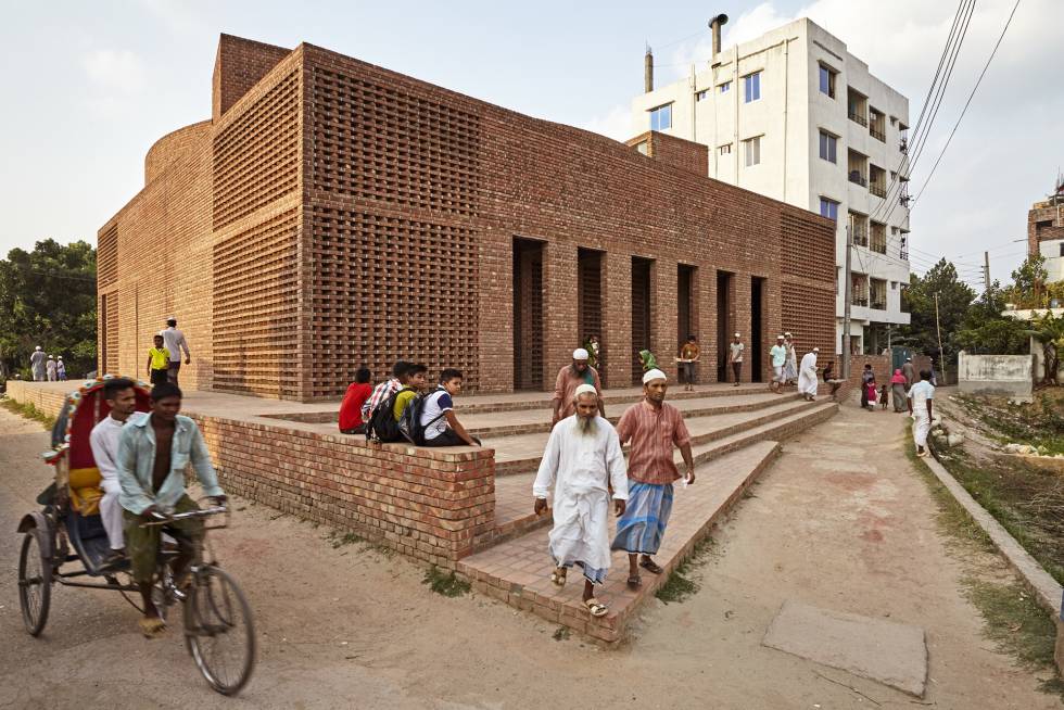 Mesquita de Bait Ur Rouf, em Daca, Bangladesh