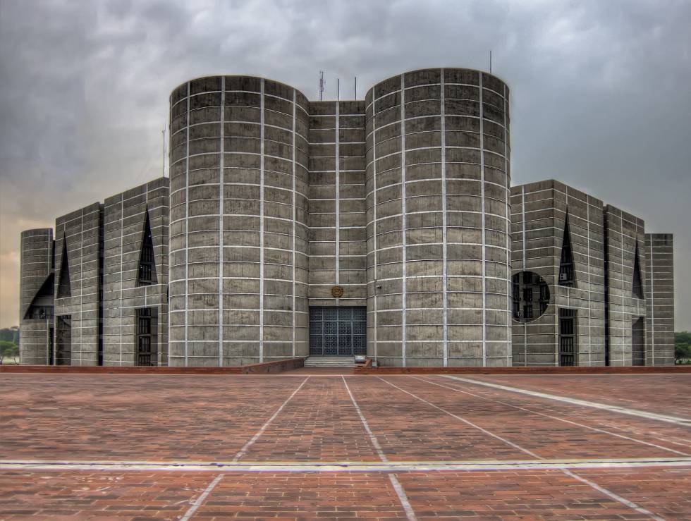 Parlamento de Daca, obra de Louis I. Khan.