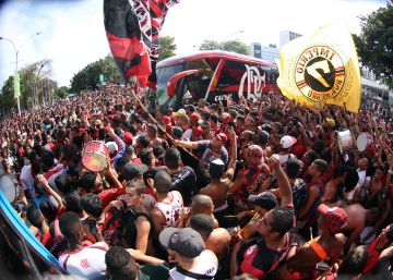 Do “AeroFla” ao “AeroPorco”: torcedores migram do estádio para o aeroporto