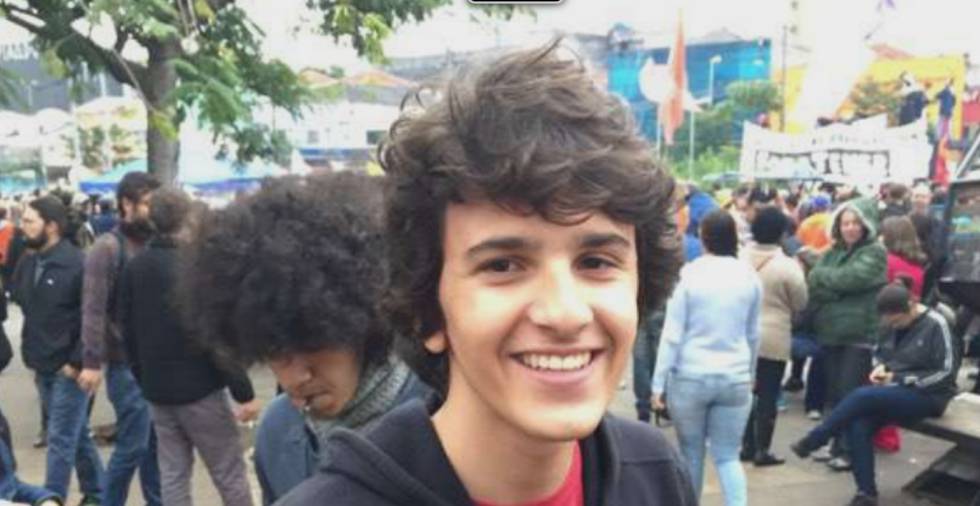André Neto, 17, no Largo da Batata, em São Paulo, para quem