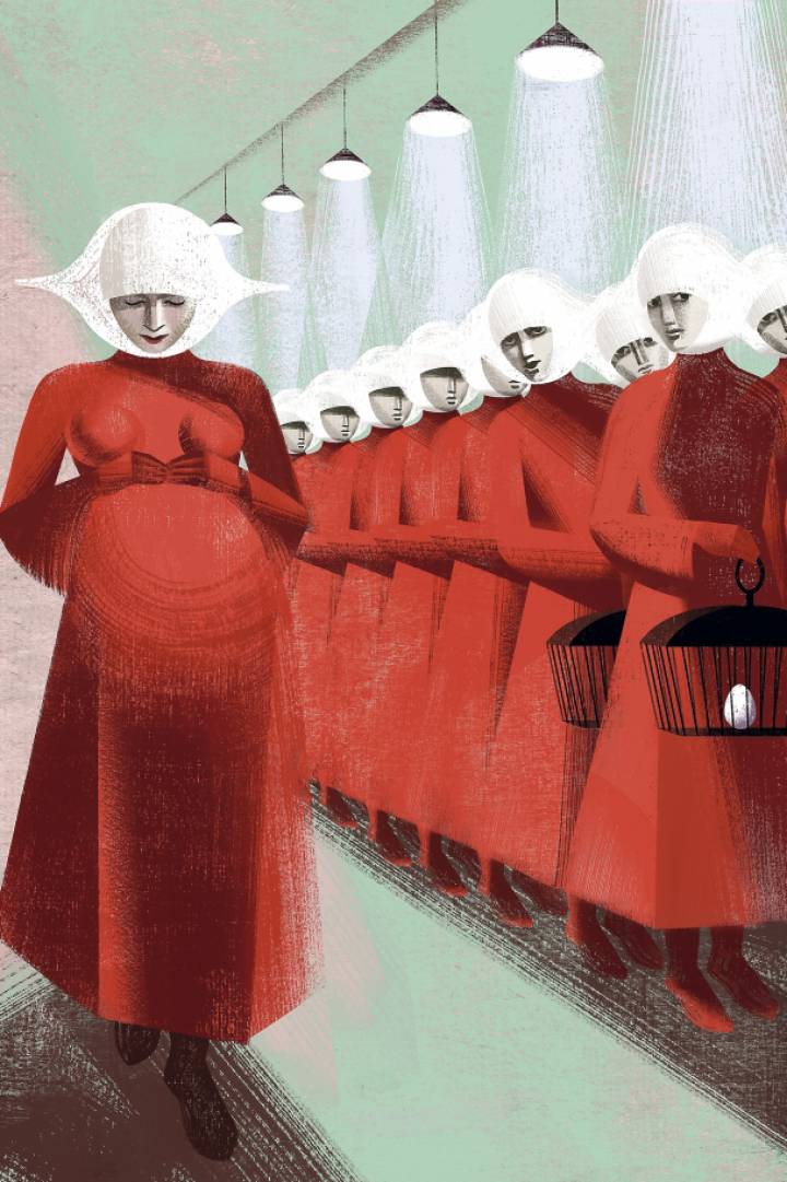 Ilustração de Anna e Elena Balbusso para a edição de 'O Conto da Aia' da The Folio Society.