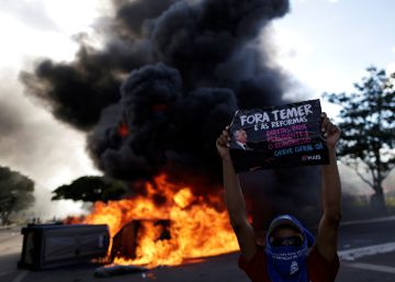 A manifestação em Brasília contra Michel Temer, em imagens A manifestação em Brasília contra Michel Temer, em imagens