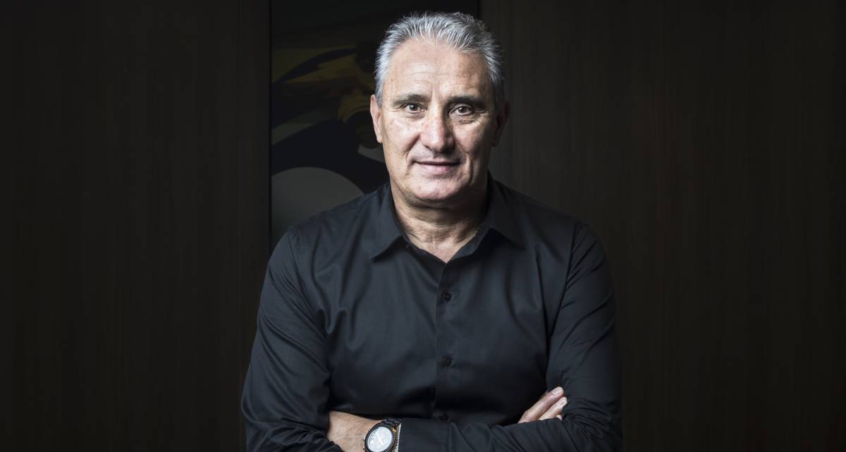 Tite, na sede da CBF, no Rio de Janeiro.