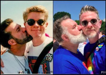 Casal gay recria foto 25 anos depois “para que jovens vejam que amor duradouro existe” Casal gay recria foto 25 anos depois “para que jovens vejam que amor duradouro existe”