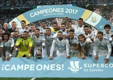 Real Madrid não dá chances ao Barcelona e é campeão da Supercopa da Espanha Real Madrid não dá chances ao Barcelona e é campeão da Supercopa da Espanha