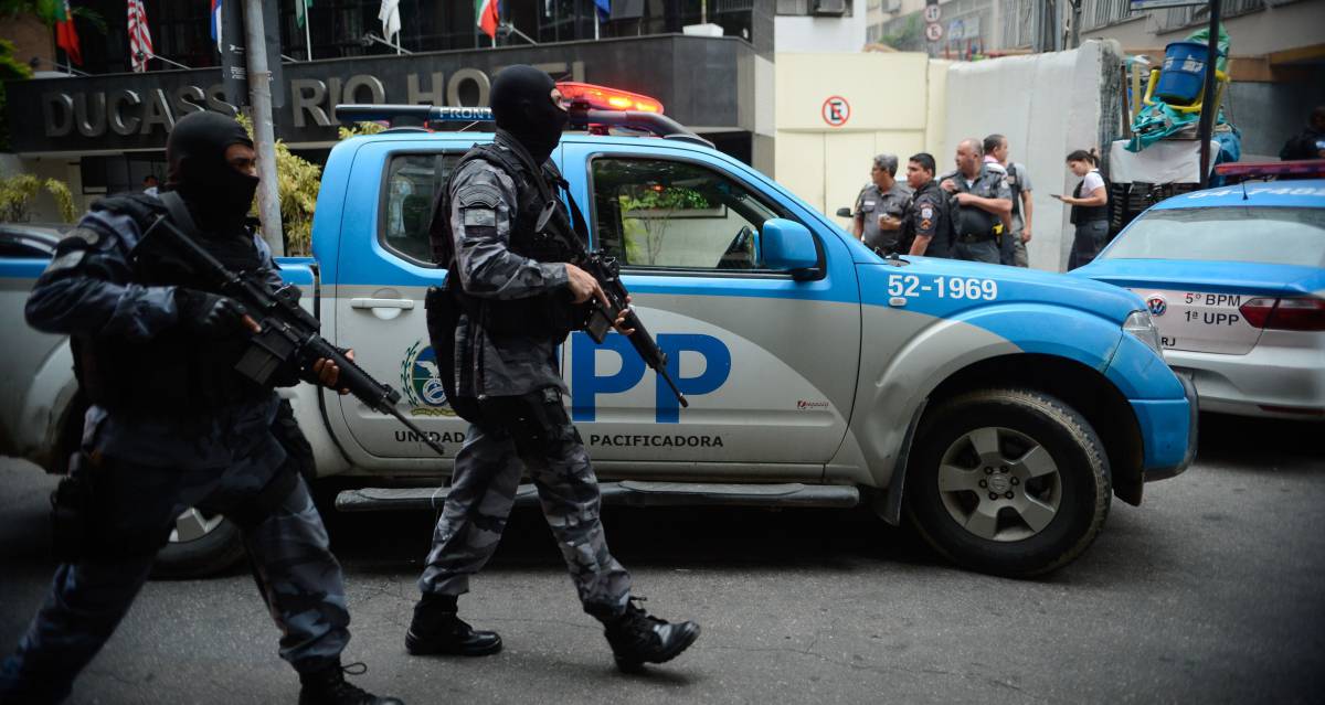 Operação após ataques às UPP do Cantagalo e Pavão-Pavãozinho, em outubro de 2016.