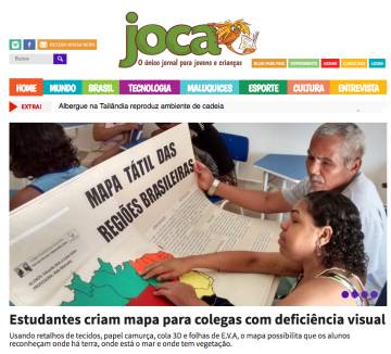 Página do jornal 'Joca'.