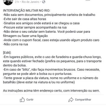 Intervenção federal no Rio decretada por Temer abre inédito e incerto capítulo