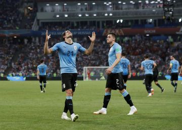 Cavani decide em vitória sofrida do Uruguai sobre Portugal