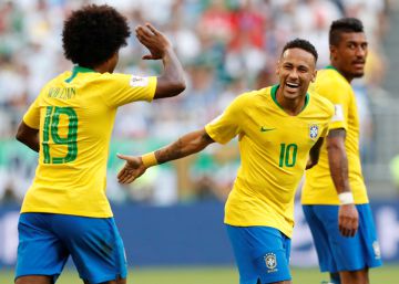 Willian ressurge, Neymar deslancha e o Brasil despacha o México