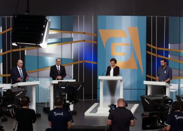 Em debate morno e sem líderes da pesquisa, presidenciáveis adotam estratégia difusa