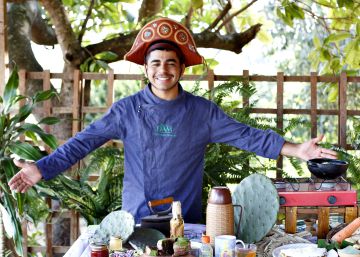 Timoteo Domingos, o chef do sertão, quer que você coma cactos