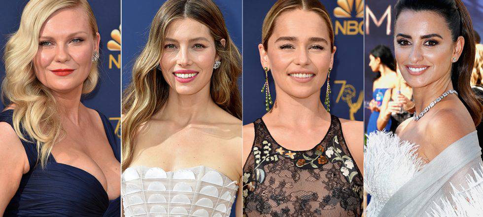 O tapete vermelho do Emmy Awards 2018