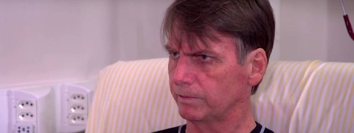 Bolsonaro concede entrevista ao jornalista Augusto Nunes, da Jovem Pan, nesta segunda-feira, 24