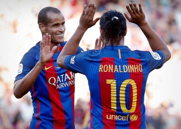 Apoio de Ronaldinho e Rivaldo a Bolsonaro constrange o Barcelona